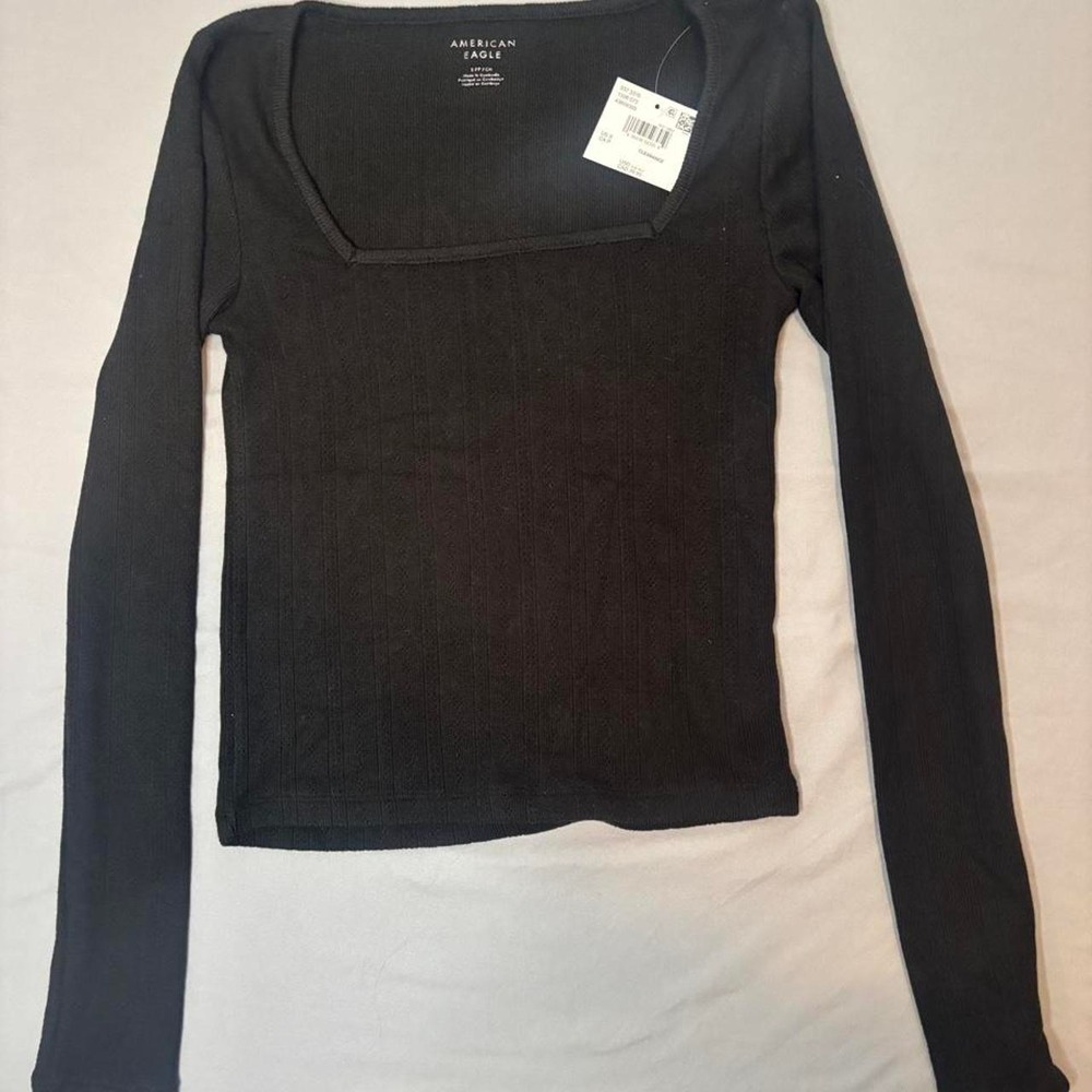 American eagle long sleeve ribbed top